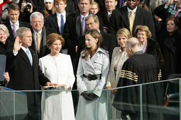 President George W. Bush Taking the Oath of Office in 2005