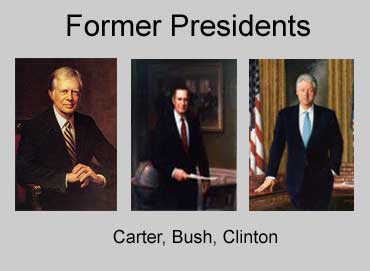 Jimmy Carter, George H.W. Bush, Bill Clinton