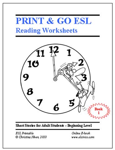 ESL   Free beginners worksheets  Printable time eBooks Worksheets