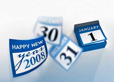 New Year's Day, January 1st 2008