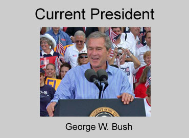 George Walker Bush, Current President of the United States