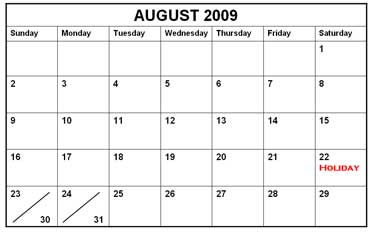 August 2009
