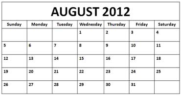 August 2012