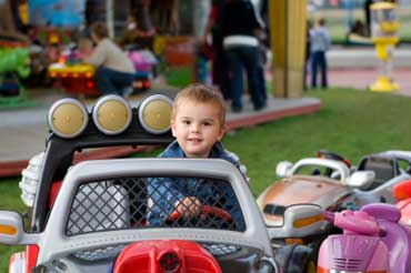 Toddler on Ride