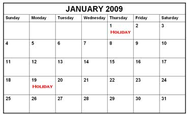 January 2009