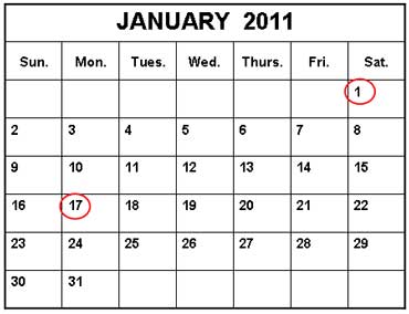 January 2011