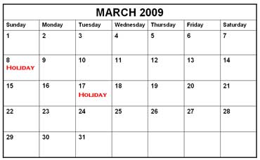 March 2009