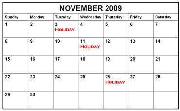 November 2009
