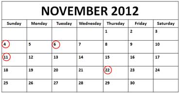 November 2012