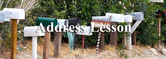Addresses Lesson