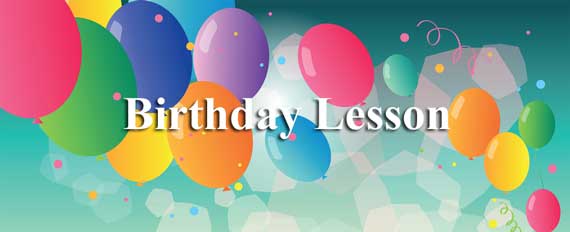 Birthday Party Lesson