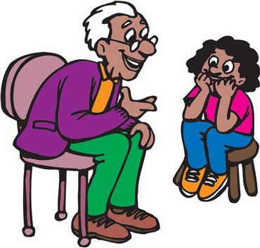 Grandfather and Granddaughter