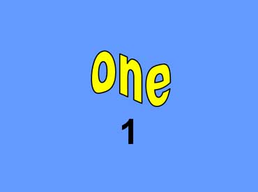 1 - one