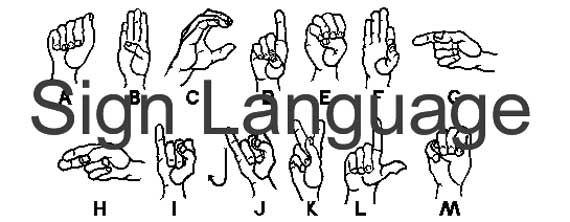 Sign Language Banner