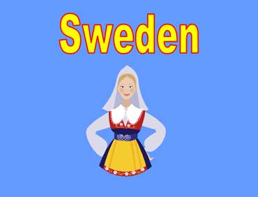 Swedish Woman Wearing a Pinafore