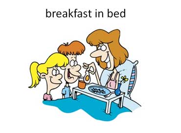 Breakfast in Bed on Mother's Day