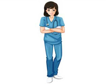 A Doctor Wearing Scrubs
