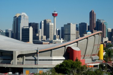Saddledome in Calgary, Canada