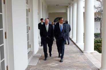 President Barack Obama and Vice President Joe Biden at the White House