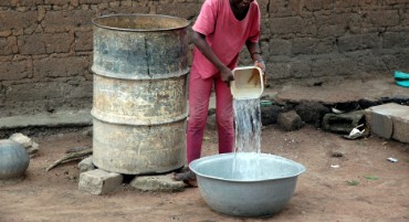 Getting Water from a Barrel