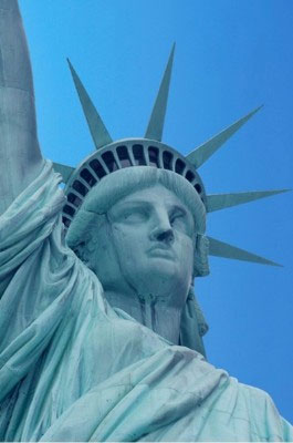 Statue of Liberty Face and Crown