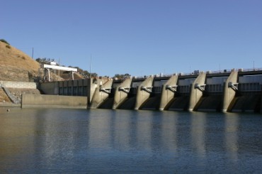 Nimbus Dam on the American River