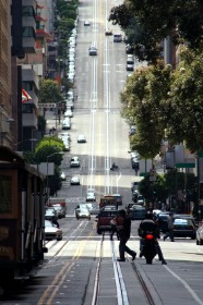 Steep Hill in San Francisco, California