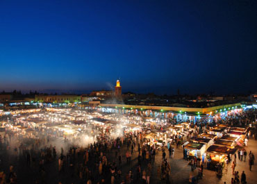 Marrakesh, Morocco - Djemaa el Fna Market